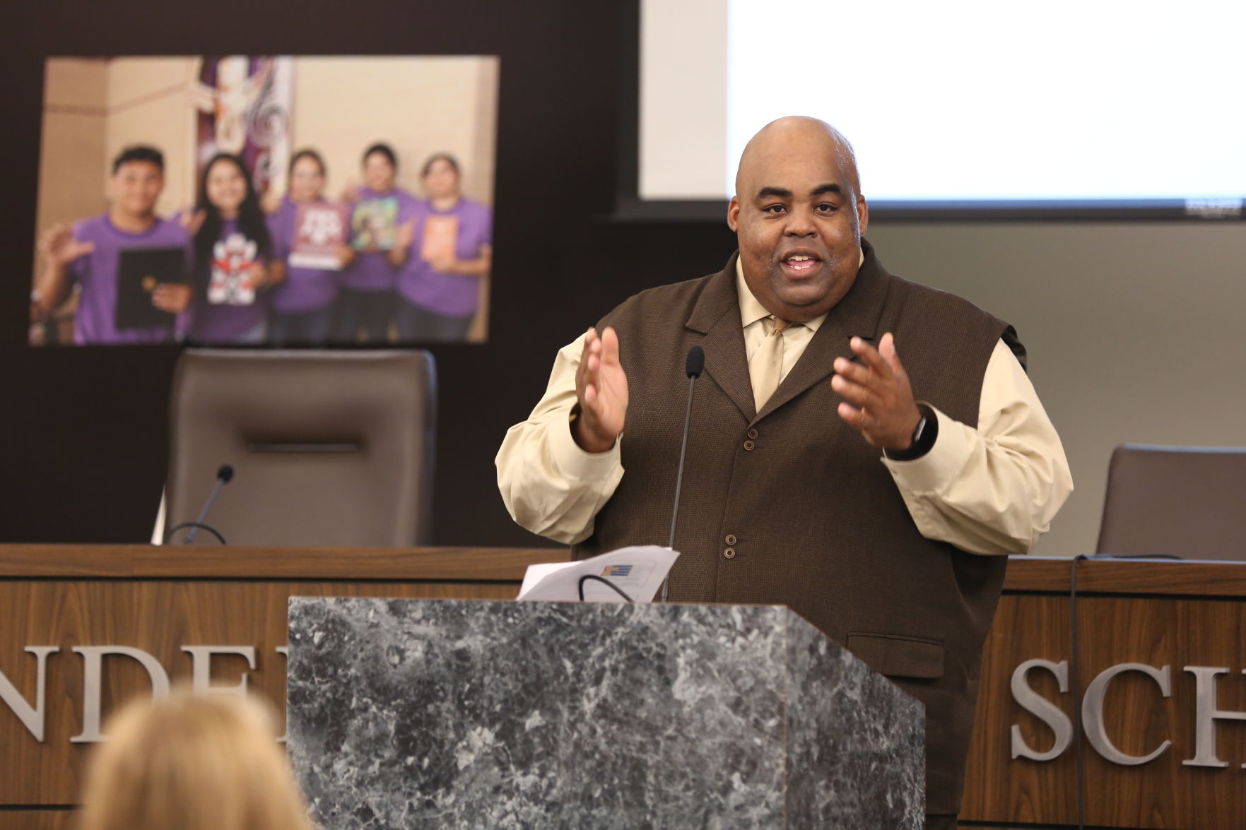Superintendent A. Marcus Nelson
